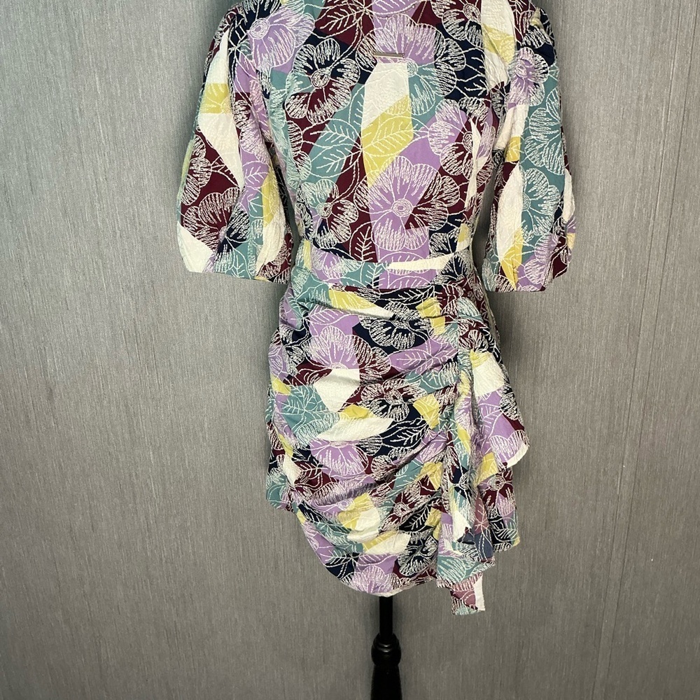 AUREUM Multicolor Geometric Mini Dress Size Small - Picture 3 of 12